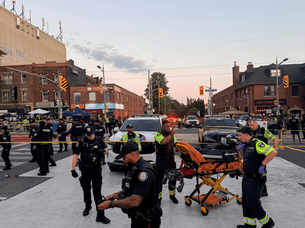 2 dead, several hurt in Toronto shooting as attacker remains at large
