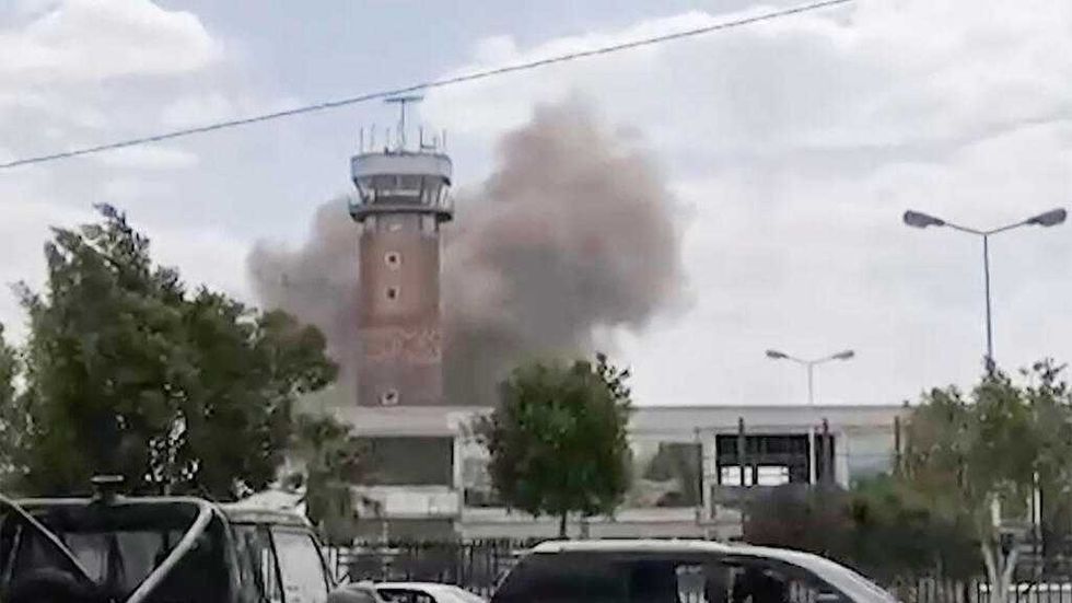 Yemen govt says it attacked Houthi-controlled Sanaa airport