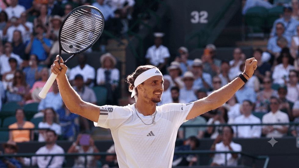Zverev beats Fritz to reach maiden Wimbledon semi-final